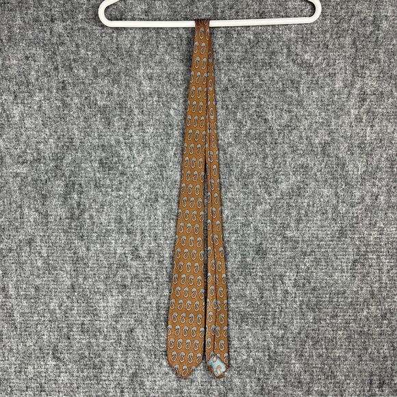 vintage 1990s Altieri Marcella Necktie Tie Mens 54" Skinny Width Italy Italian - Picture 2 of 6